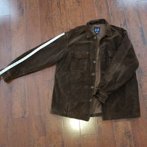 Mens Gap suede leather jacket